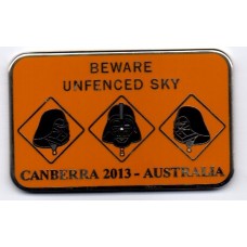 Darth Vader Beware Unfenced Sky Canberra 2013 Australia